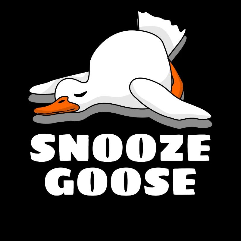 Sleeping Goose Tired Geese