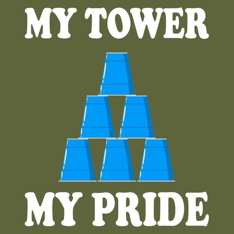 Cup Stacking Humor Sport Stacking