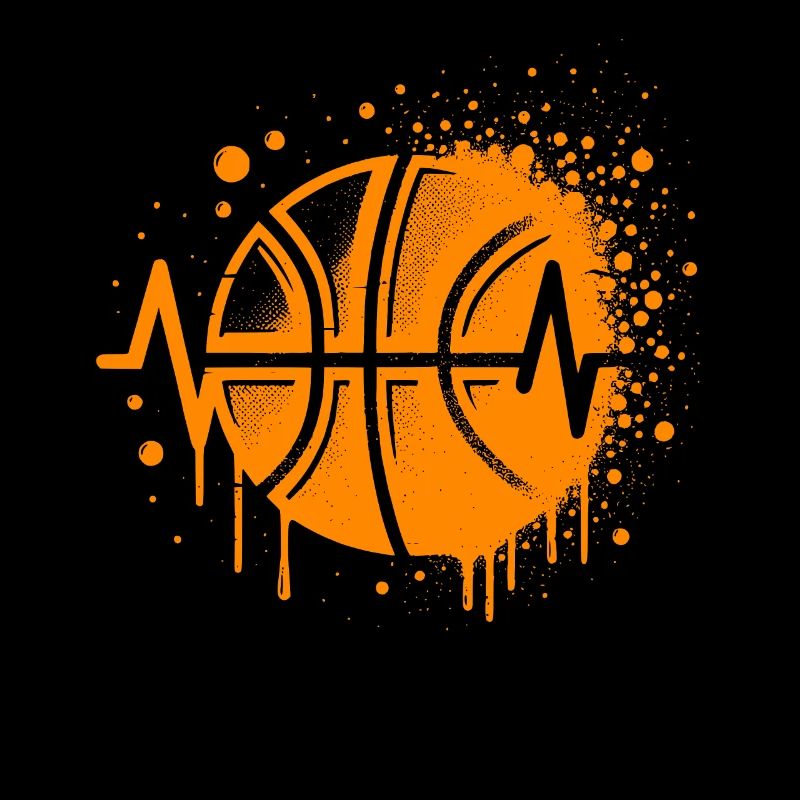 Basketball Heart Line