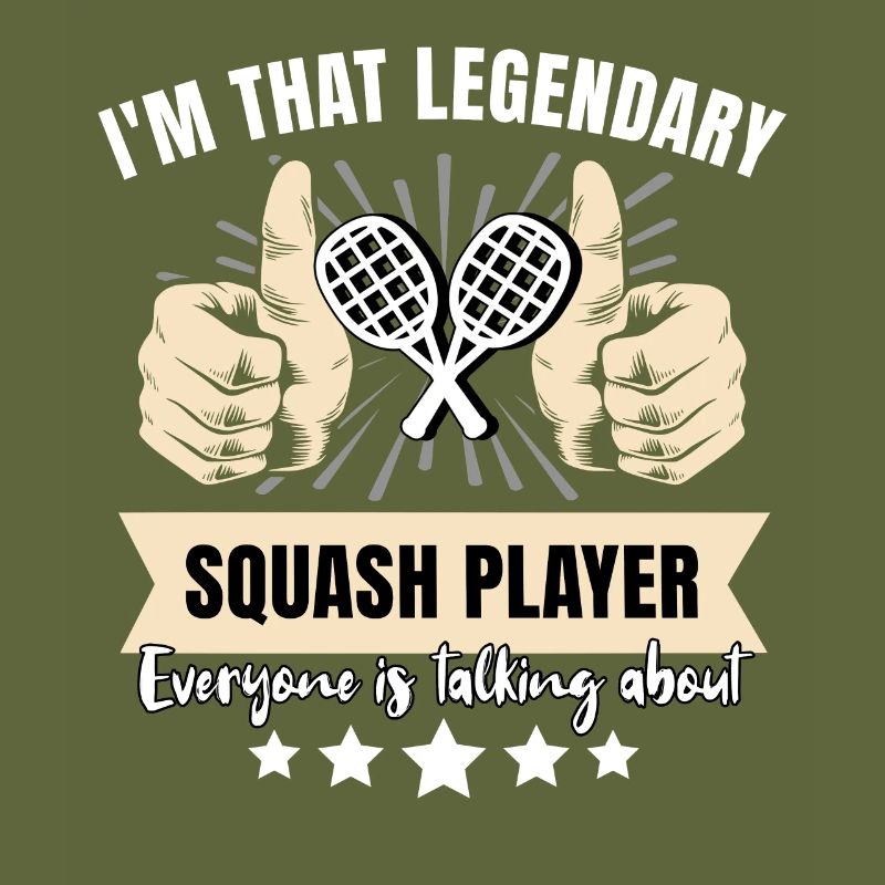 Legendary squash player