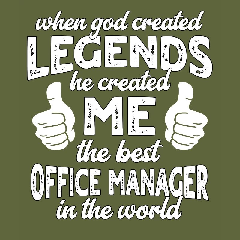 Best Office Manager Legend