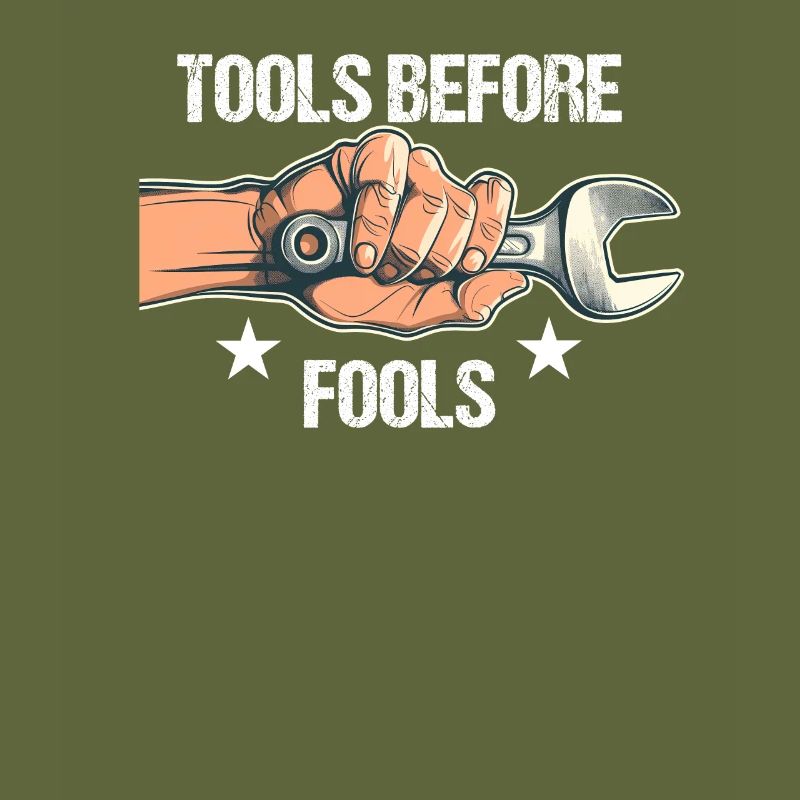 Handwerker Papa Tools Before Fools Heimwerker