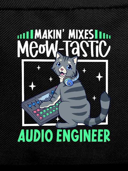 Katze am Mischpult - Tontechniker