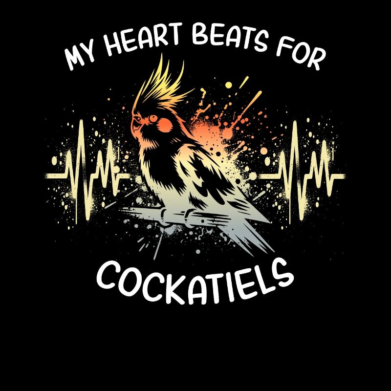 EKG Nymphensittich Herzlinie