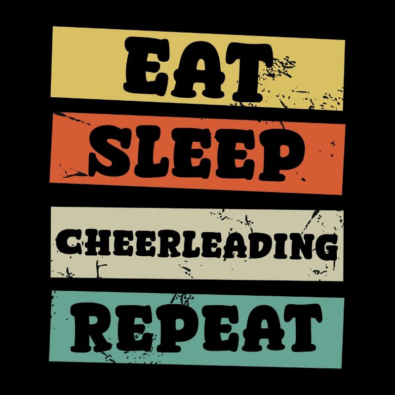 Manger dormir Cheerleading Répéter