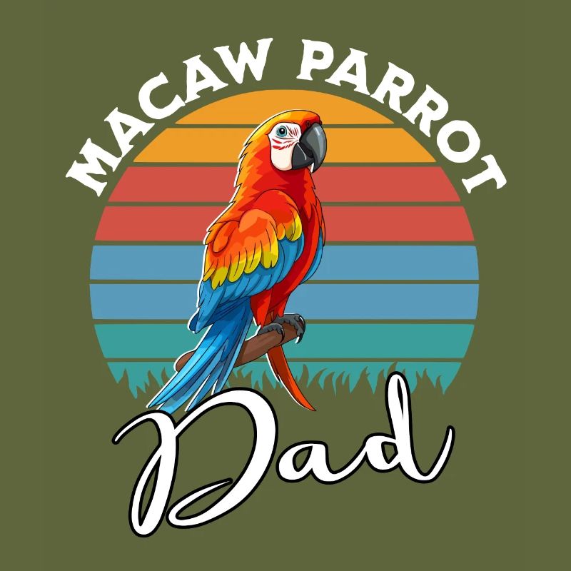 Macaw Parrot Dad