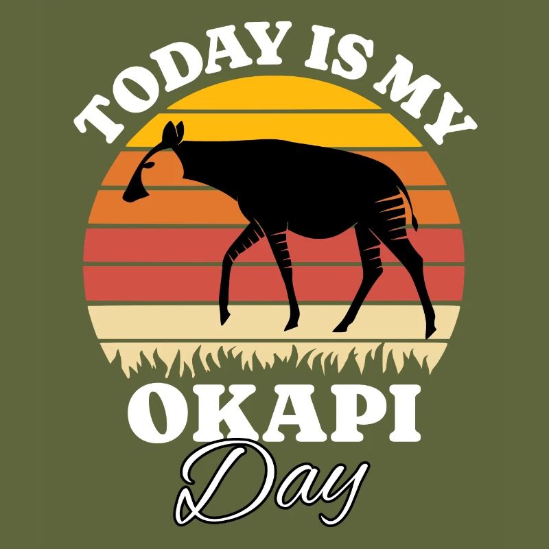 Waldgiraffe Okapi