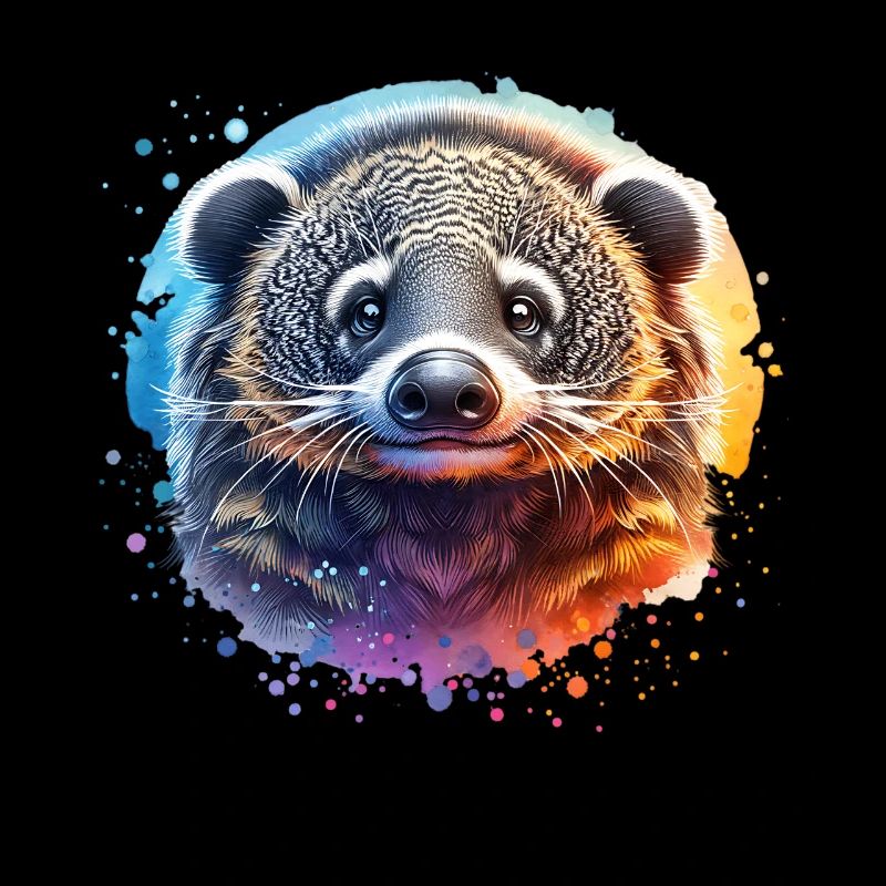 Raccoon bear Binturong