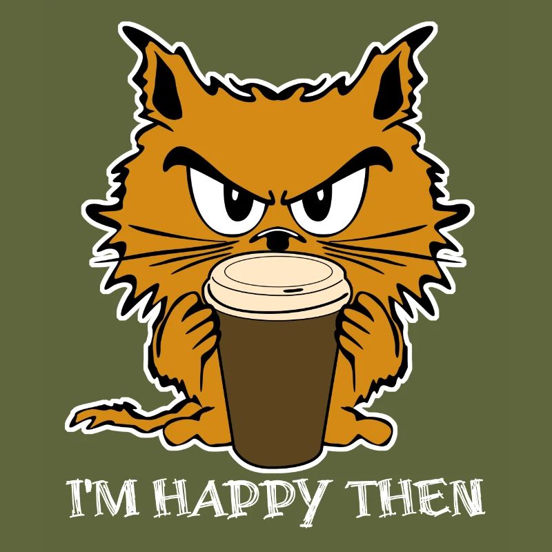 Cat Grumpy Misanthrope Sarcasm Unhappy