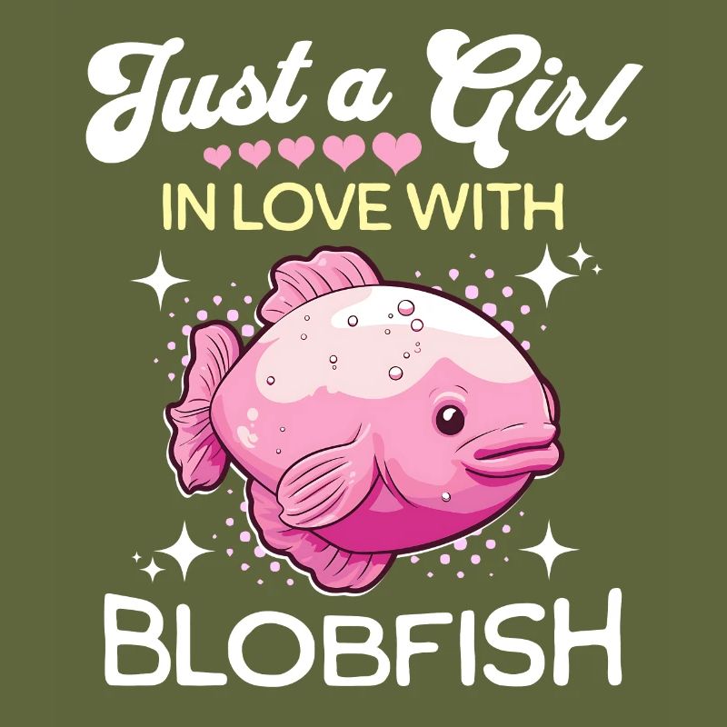 Blobfisch Mädchen Blobfish