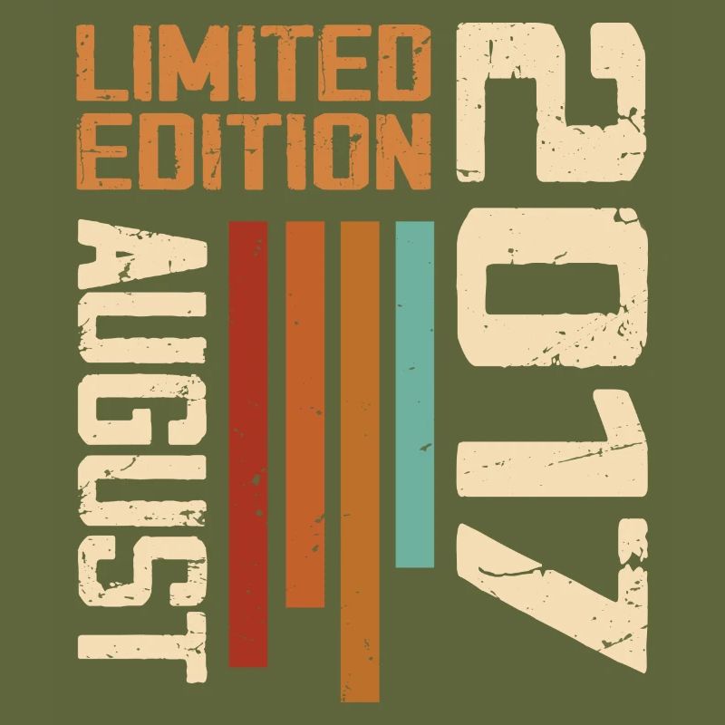 August 2017 Geburtstagsgeschenk August 2017 August