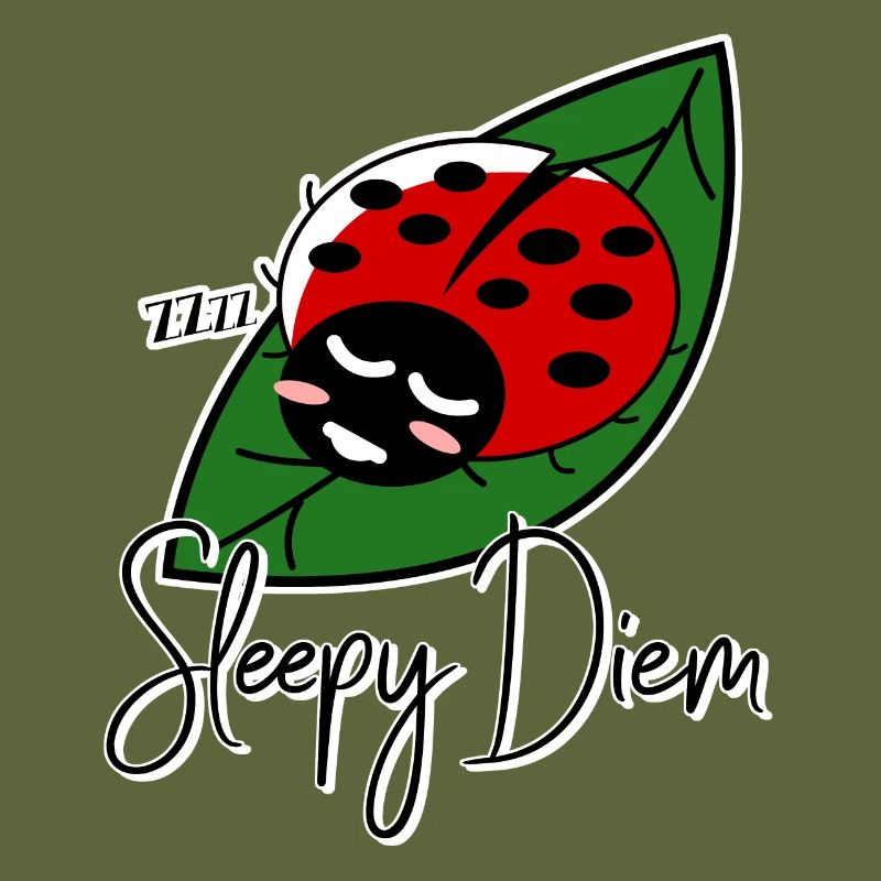 Lady Bug Tired Sleeping Nap Sleep