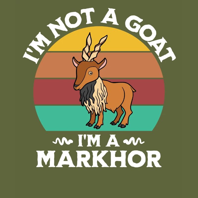 Schraubenziege Spruch Markhor