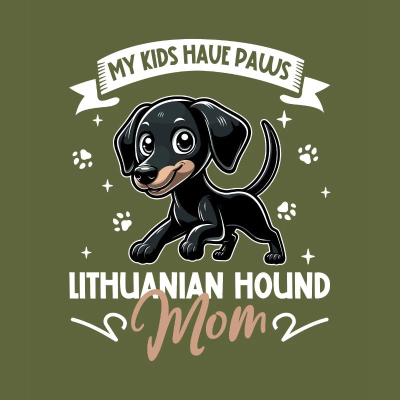 Lithuanian Hound Mom