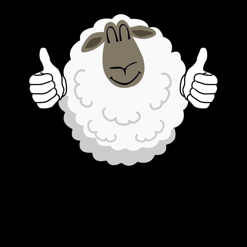 Pouce vers le haut Mouton