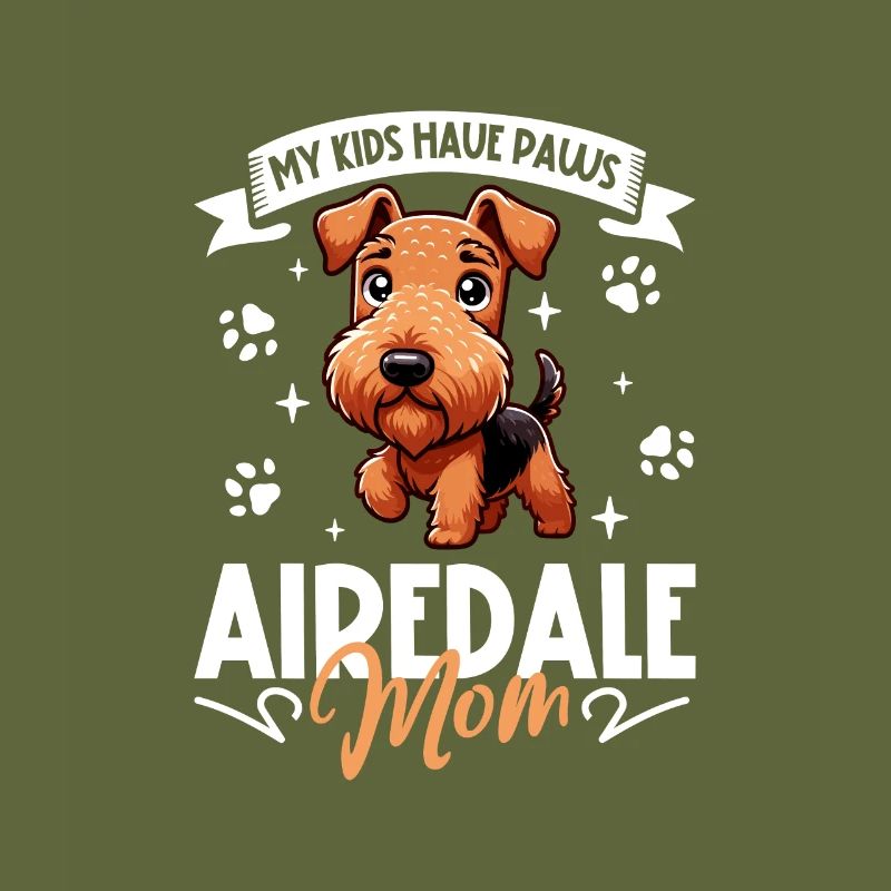 Airedale Terrier Mom