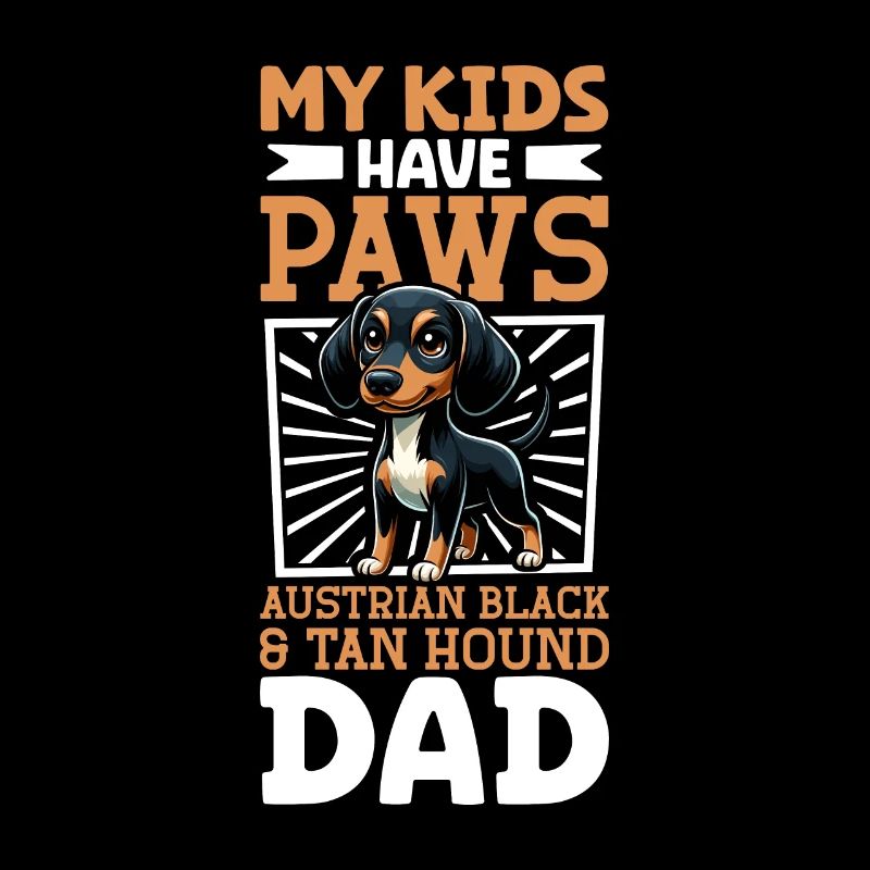 Austrian Black and Tan Hound Papa