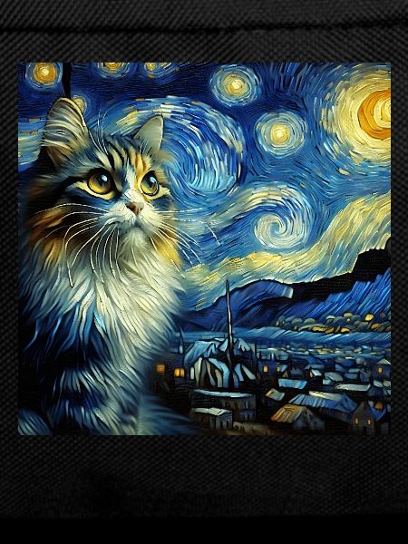 Cat Andean Cat Starry Night