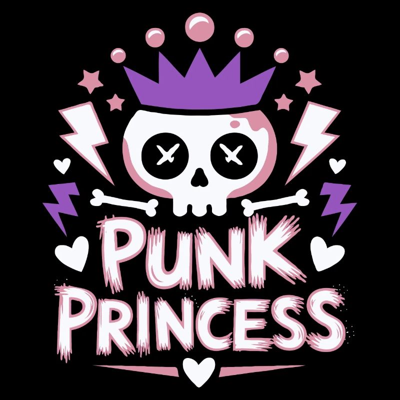 Femme Punk Princesse Rockeuse Punk