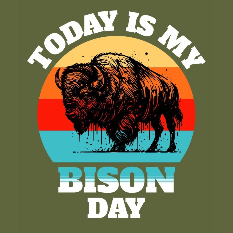 Büffel Bison
