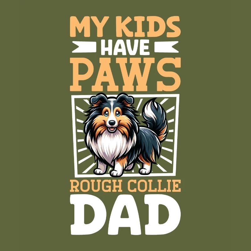 Long-haired Collie Dad