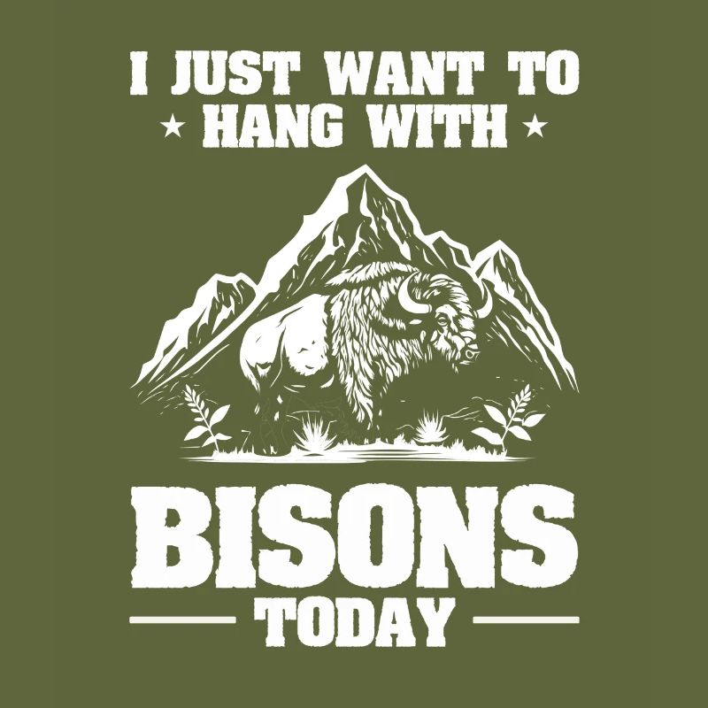 Büffel Bison