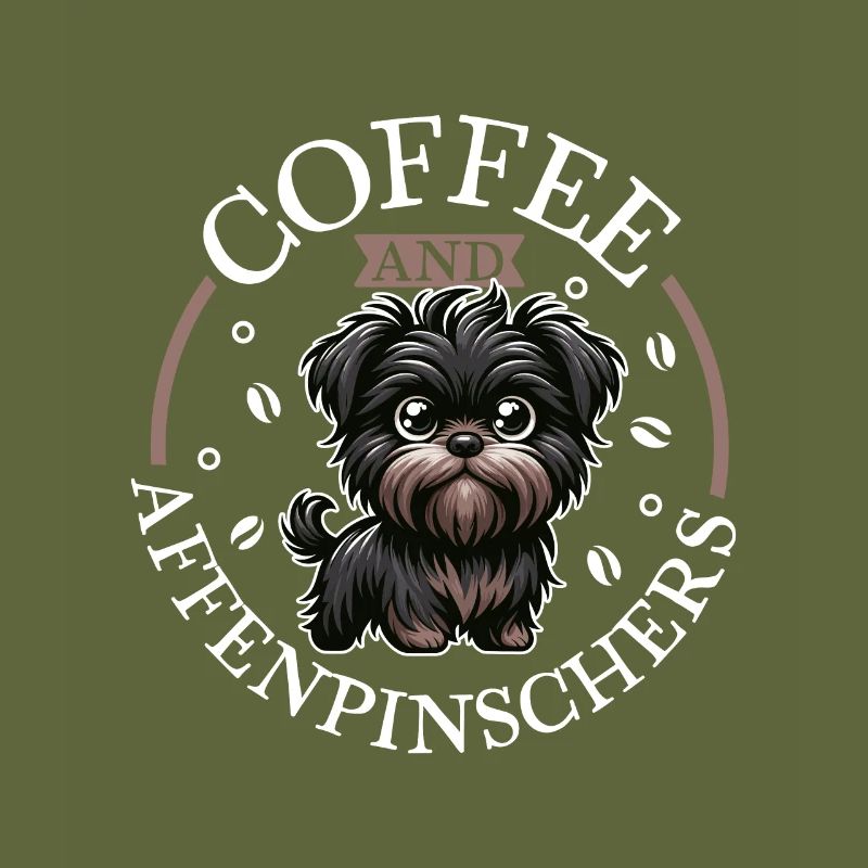 Café et Affenpinscher