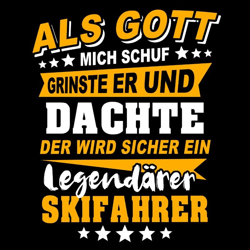 Skifahrer Skifahren