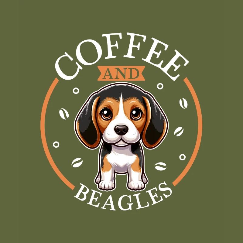 Kaffee und Beagle