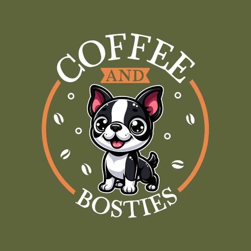 Café et Boston Terrier