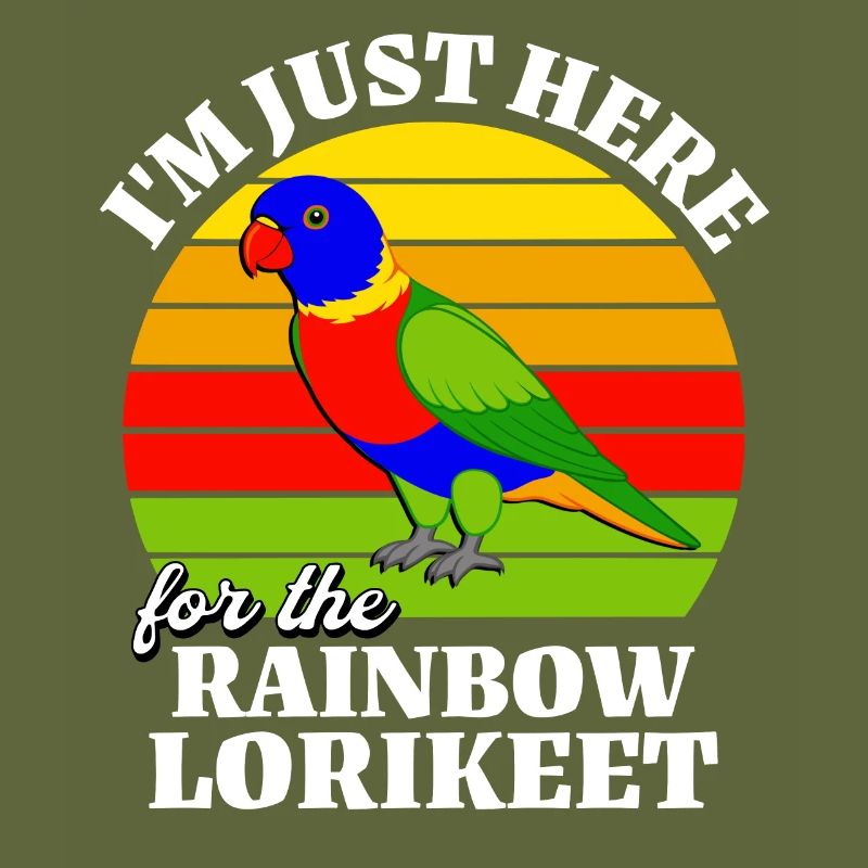 Lustige Regenbogenlori Sprüche