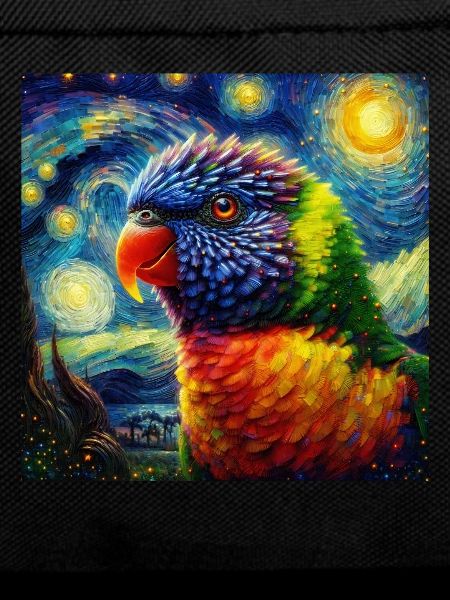 Rainbow Lorikeet Starry Night