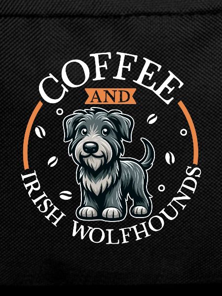 Coffee and Irish Wolfhound