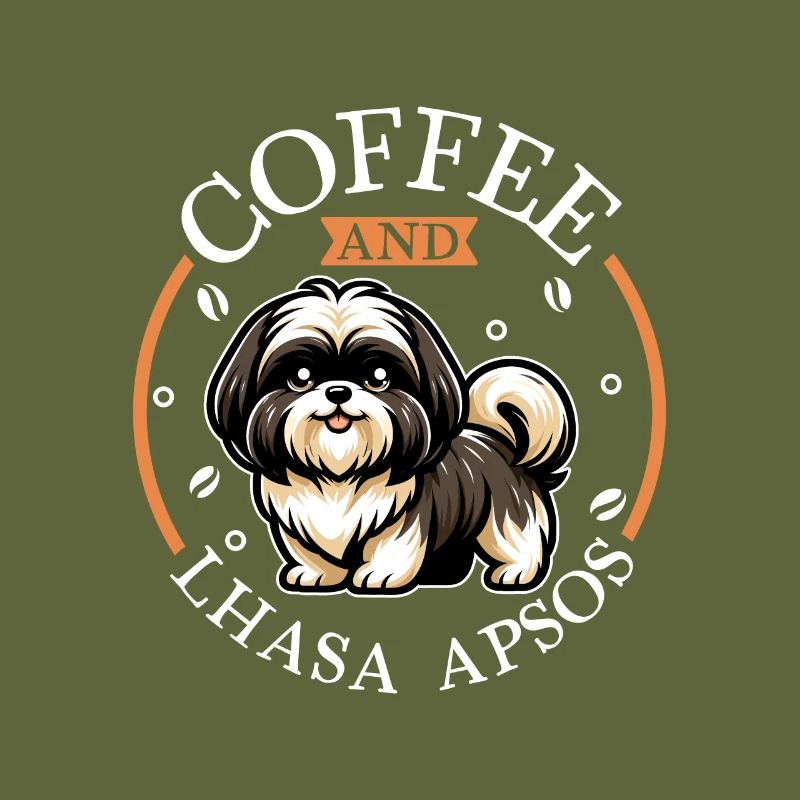 Café et Lhassa Apso