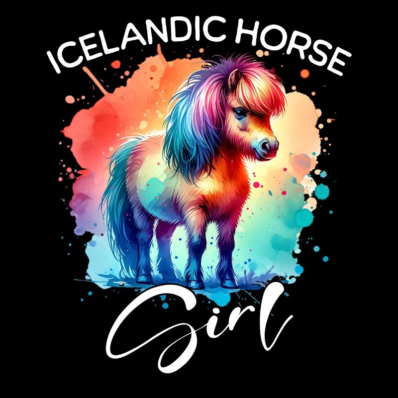 Icelandic Horse Mädchen Isländer