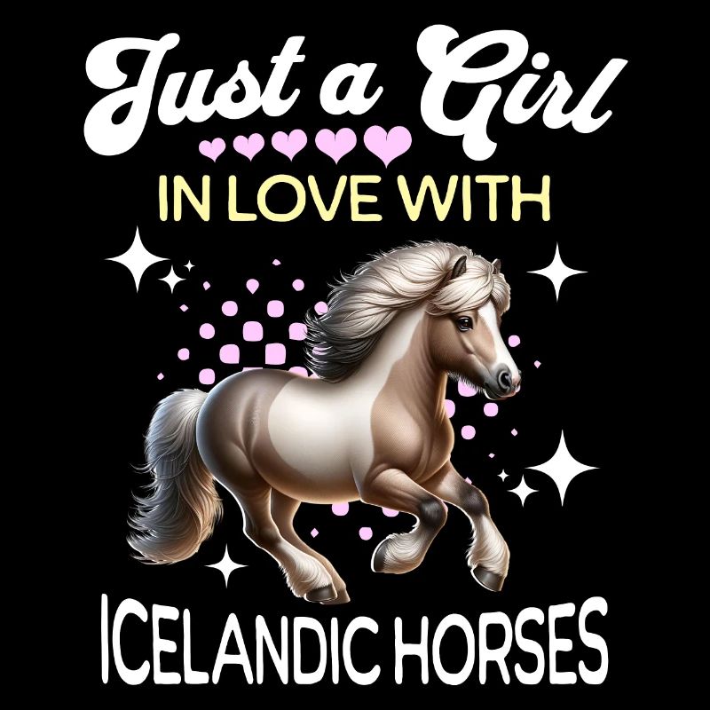 Isländer Mädchen Icelandic Horse