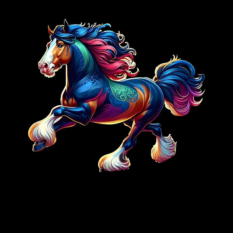 Cheval Shire Pferd