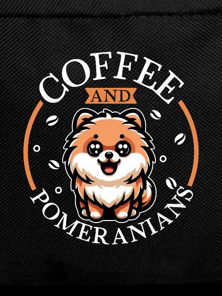 Coffee and Pomeranian