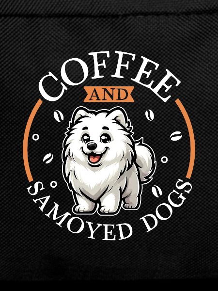 Coffee and Samoyed