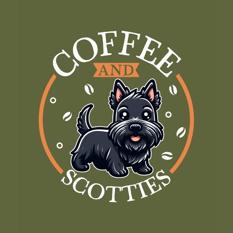 Café et Scottish Terrier
