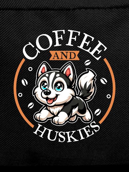 Coffee and Siberian Husky