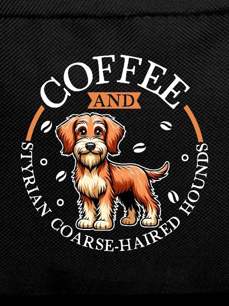 Coffee and Styrian Wirehaired Hound