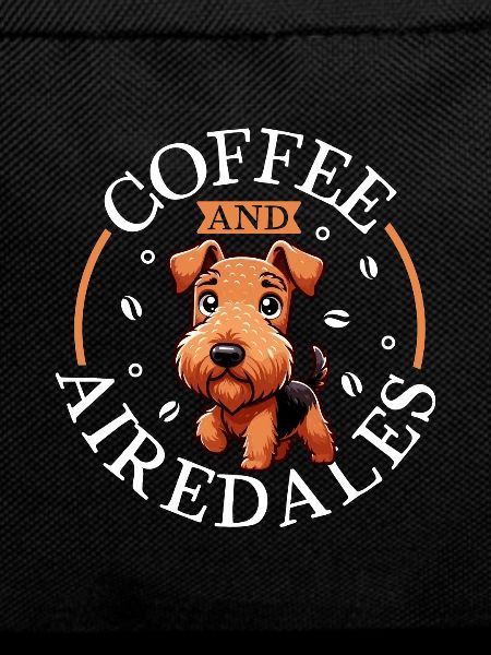 Coffee and Airedale Terrier