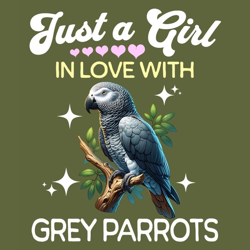 Graupapagei Mädchen Grey Parrot