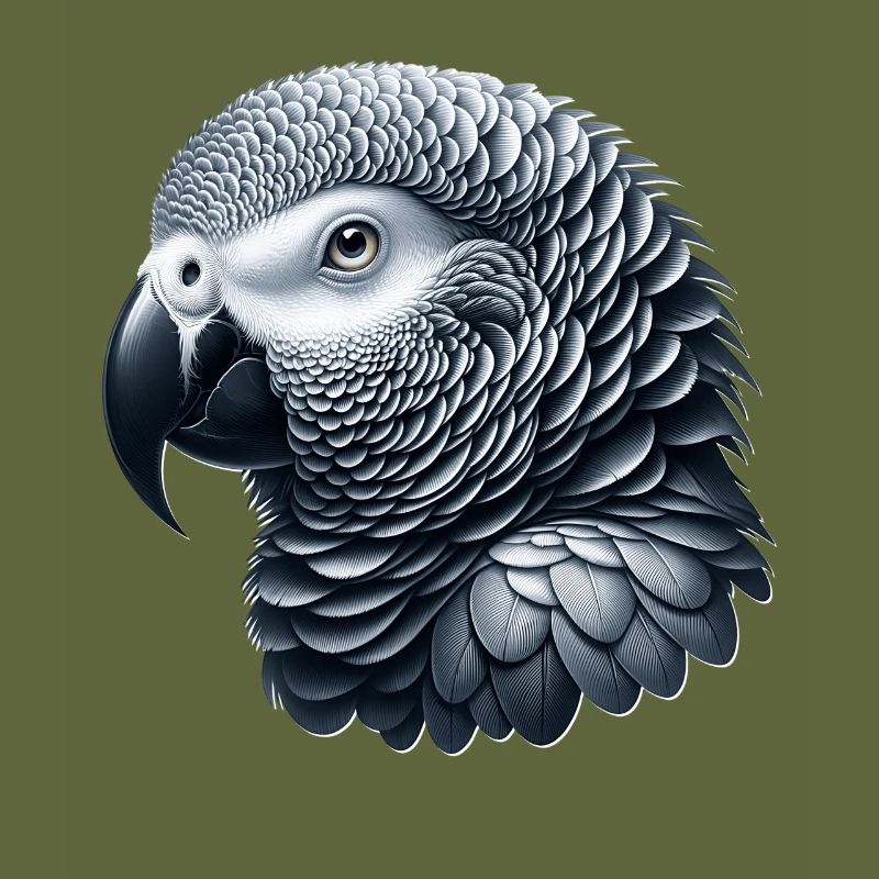 African grey parrot