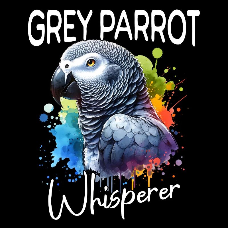 Perroquet gris chuchoteur