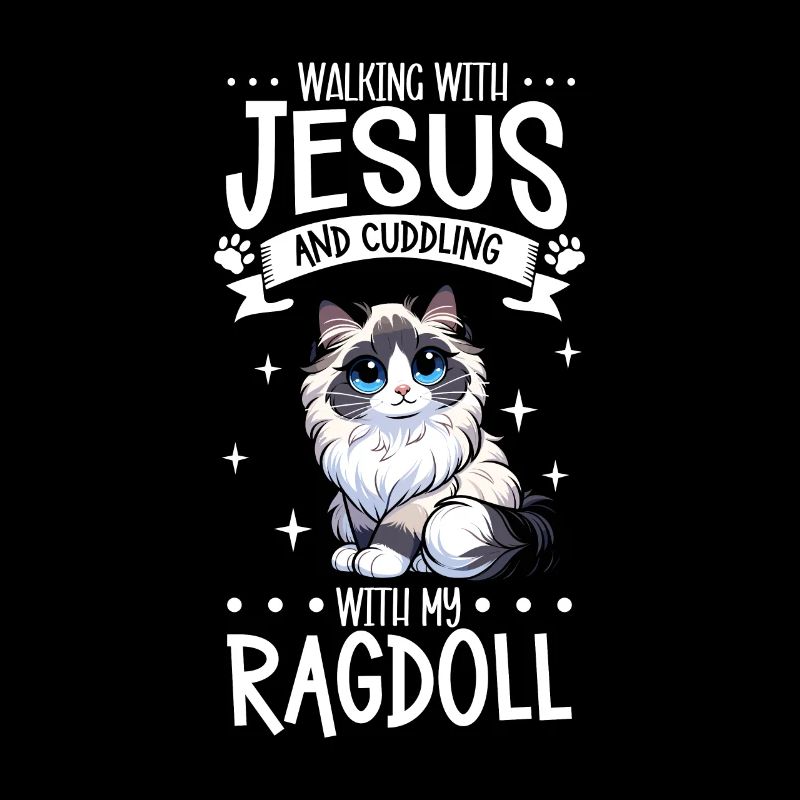 Jesus and my Ragdoll