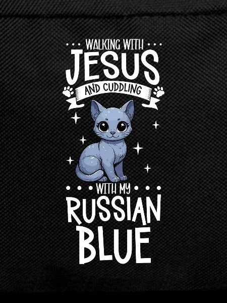 Jesus and My Russian Blue