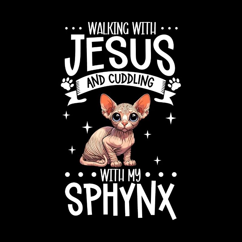 Jésus et mon Sphynx