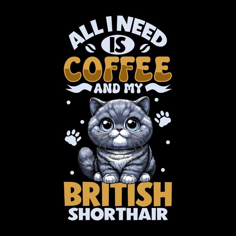 Coffee and my British Shorthair